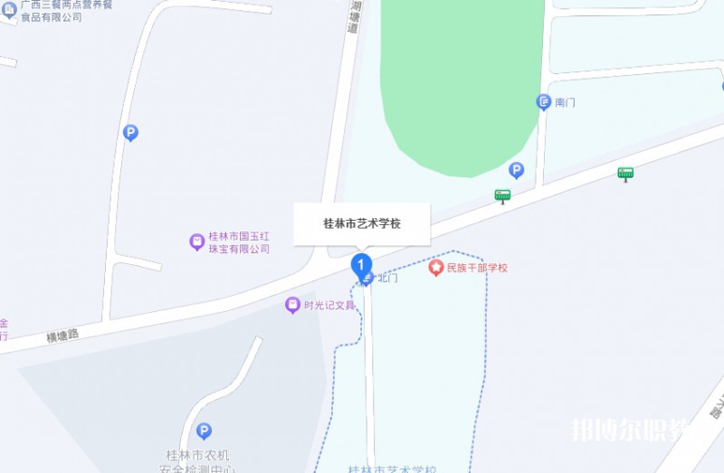桂林市藝術(shù)學校地址，乘車路線
