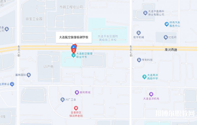 大連航空管理中等職業(yè)技術(shù)學(xué)校地址，乘車(chē)路線