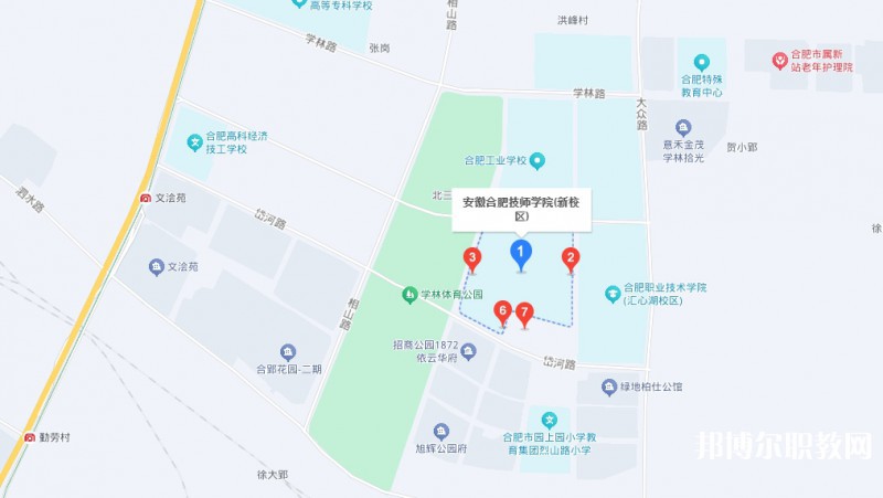 合肥技師學(xué)院地址，乘車路線